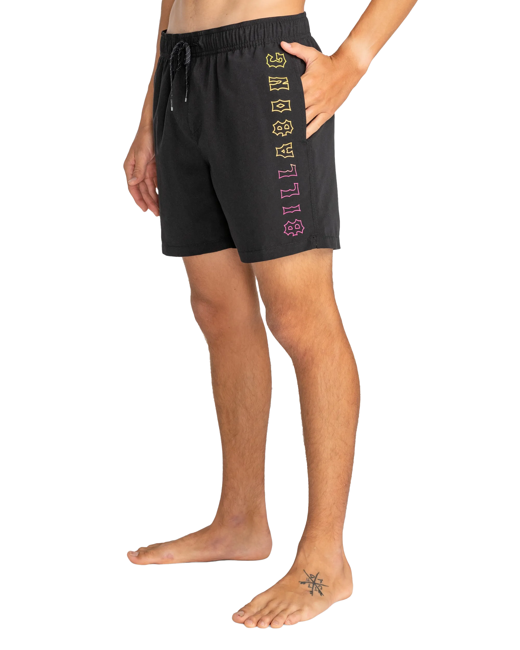 All Day Heritage Volley Shorts in Black