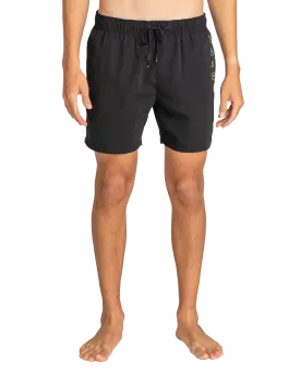 All Day Heritage Volley Shorts in Black