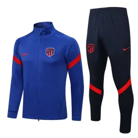 Atletico Madrid Dark Blue and Blue Tracksuit