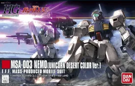 Bandai 164 Nemo (Unicorn Desert Color Ver.) HGUC 1/144 Model Kit