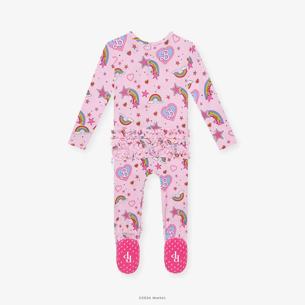 Barbie™ Star Power Footie Ruffled Zippered One Piece