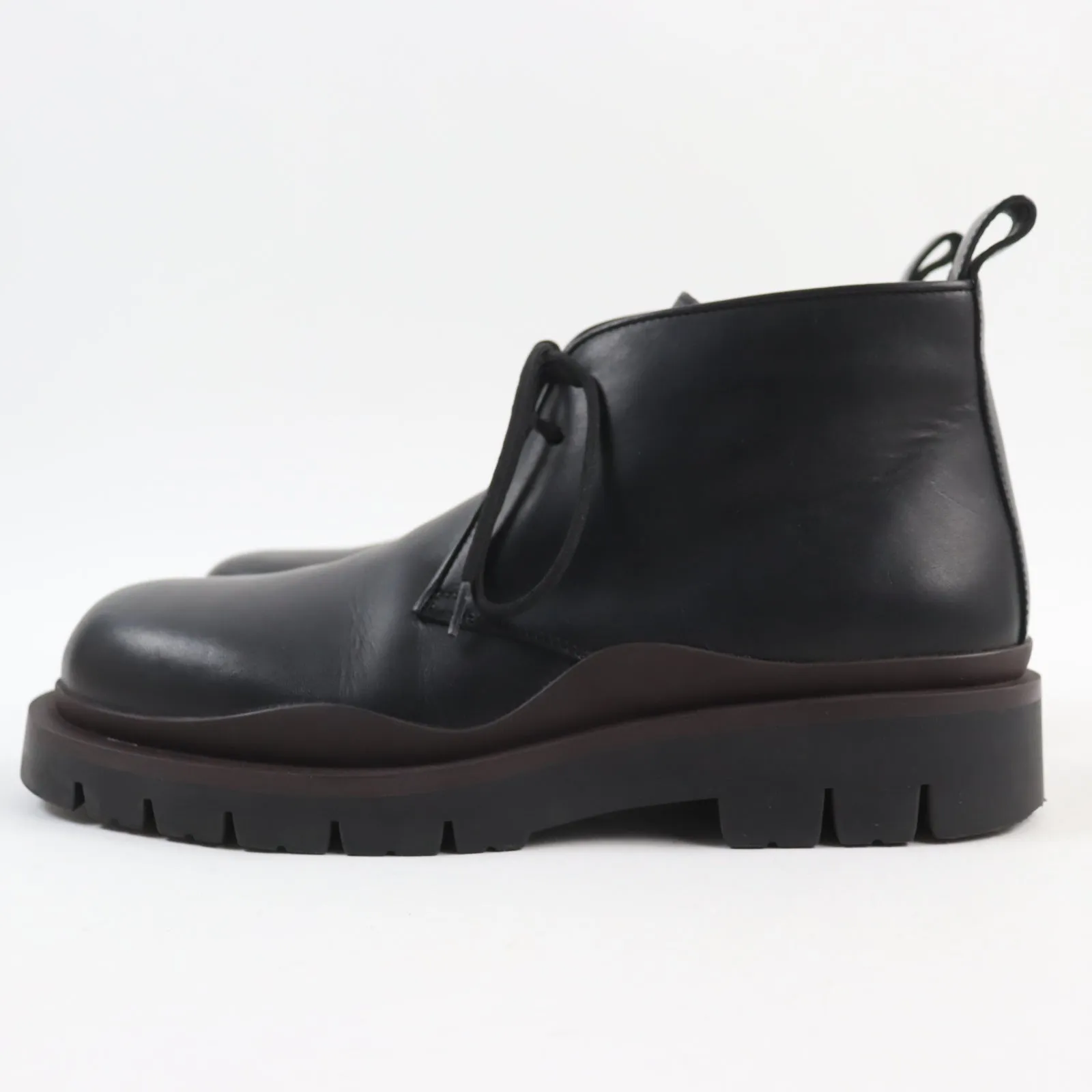 Bottega Veneta Leather Tire Desert Chukka Boots