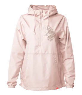 Chocolate Peacock Anorak Blush