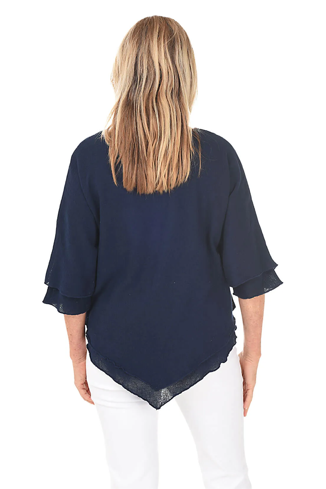 Dolman Double Layer Crinkle Top