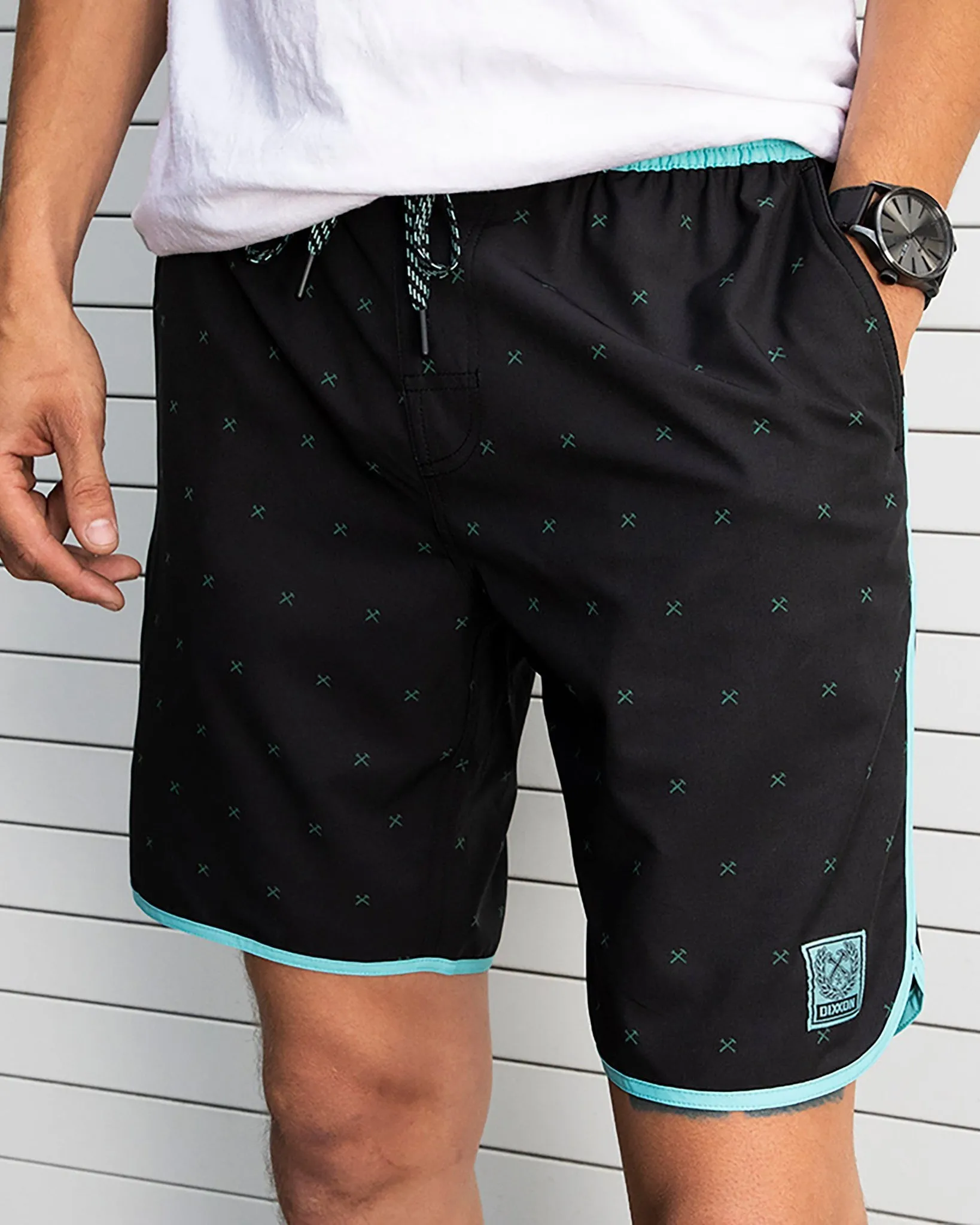 Finney Chad Shorts - Black & Tiffany