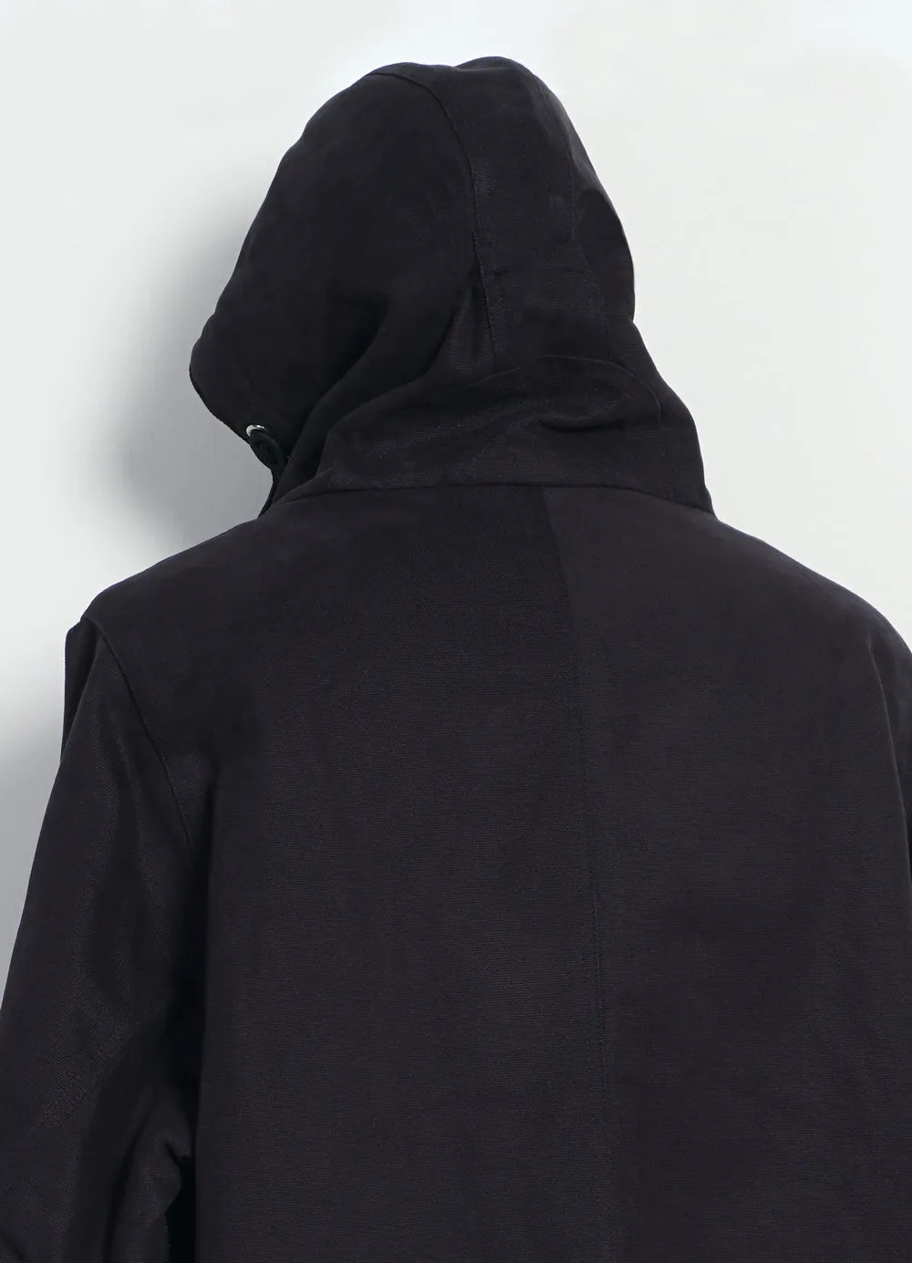 ROALD | Long Double Zipper Anorak | Dark Navy