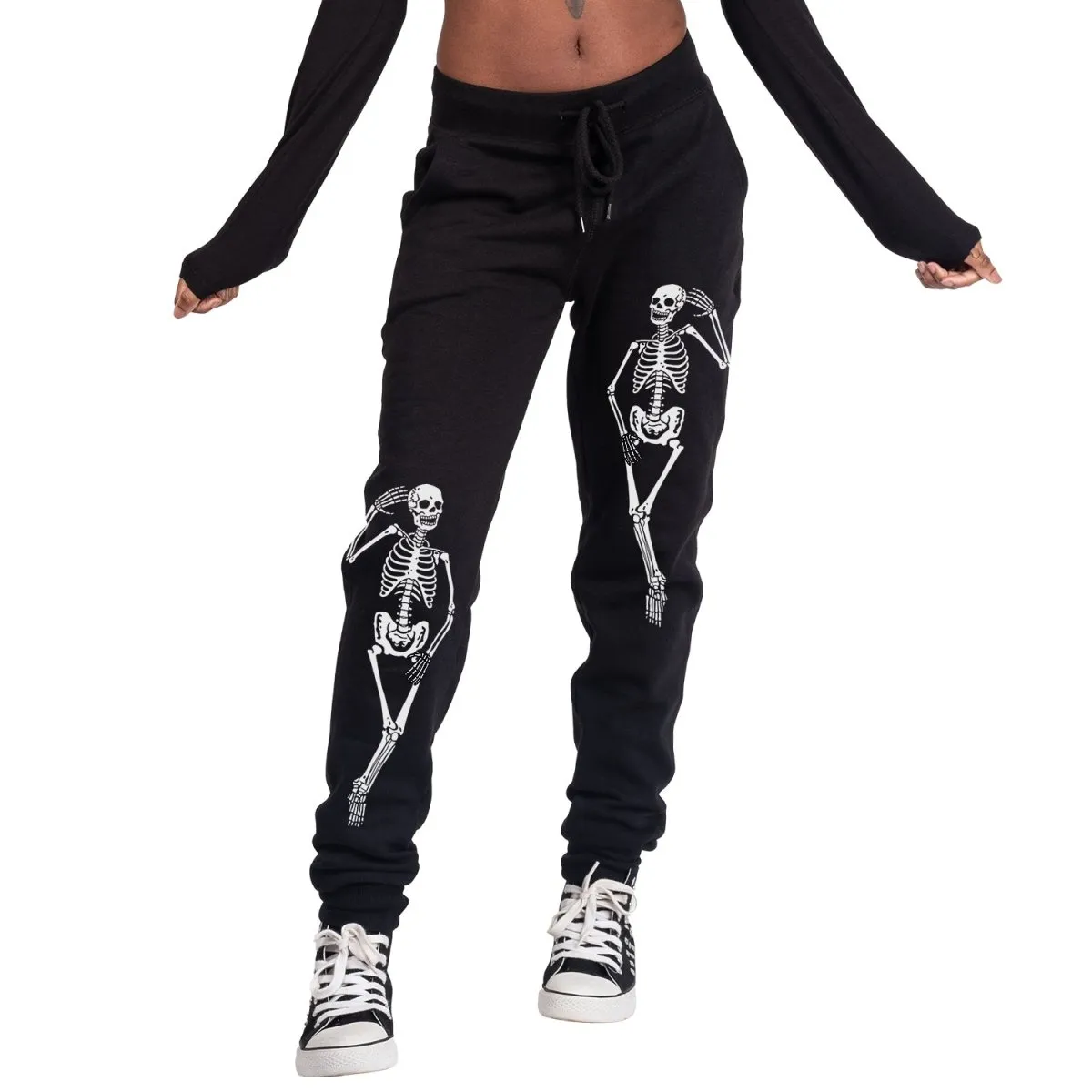 Skeleton Models Fleece Sweatpants